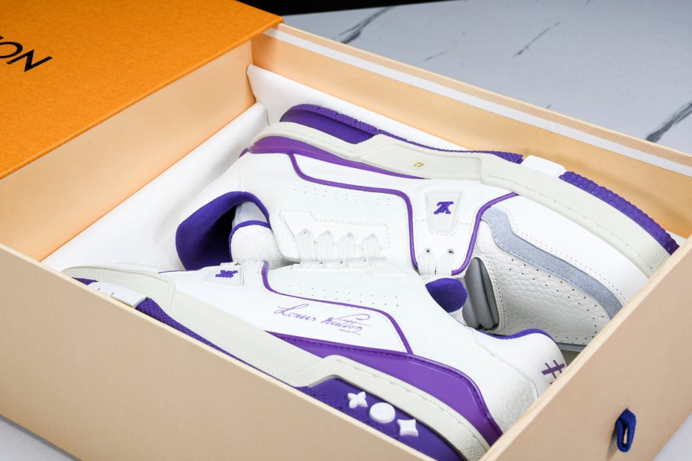 Louis Vuittоп Trainer Low 'Signature White Violet' - Image 26