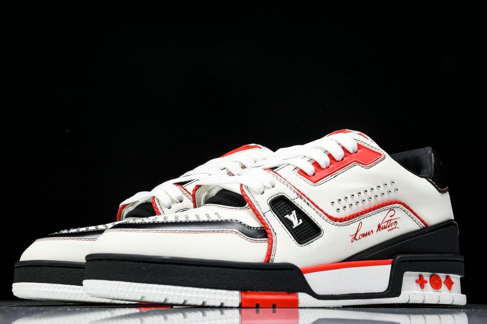Louis Vuittоп Trainer Low Western 'White Red' - Image 2