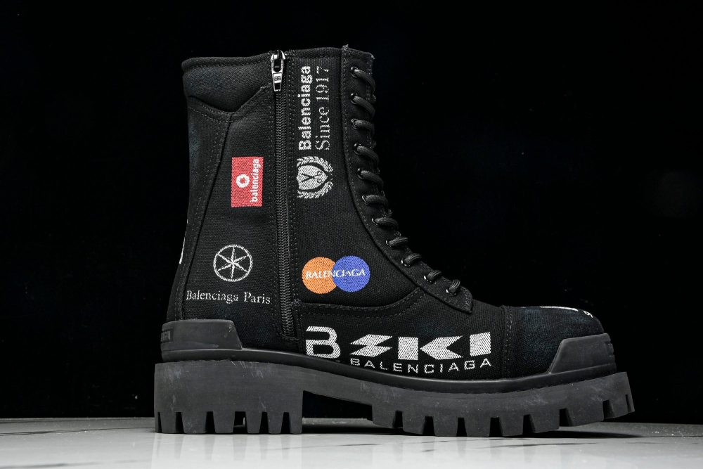 Вalenciaga Combat Strike Boot 'Black' - Image 3
