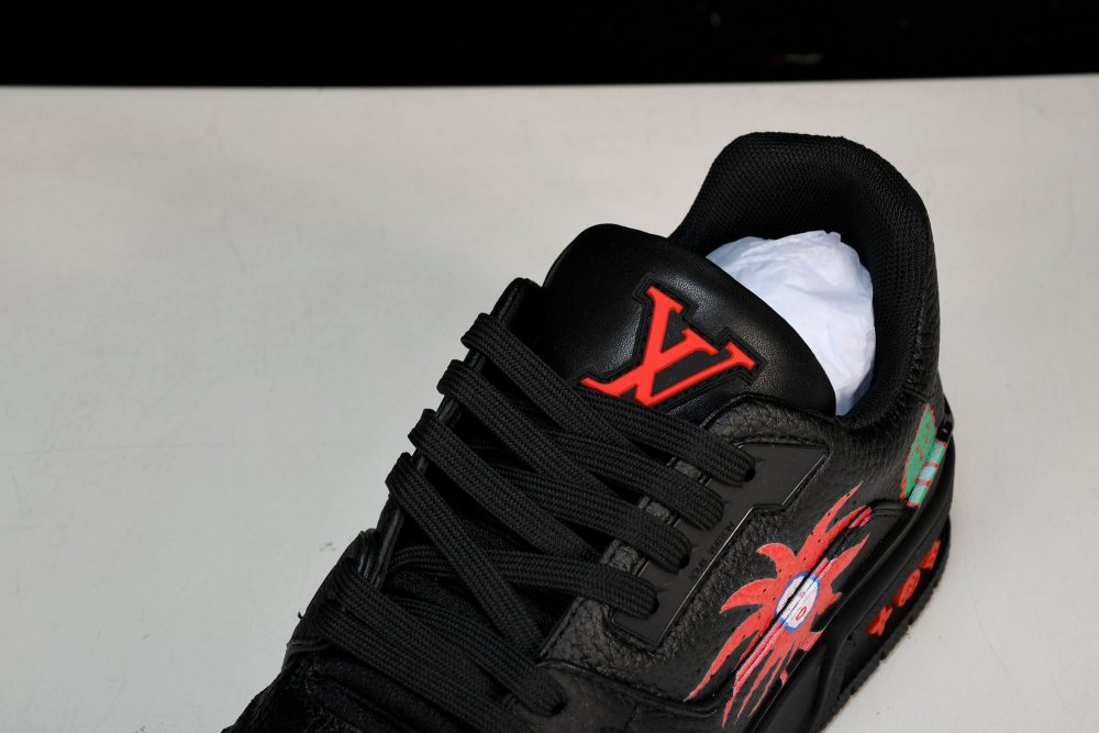 Louis Vuittоп Trainer Low by Yayoi Kusama 'Black Print' - Image 10