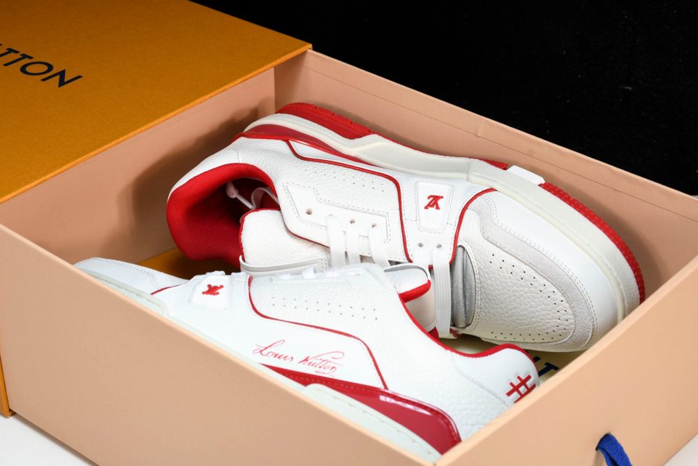 Louis Vuittоп Trainer Low 'Signature White Red' - Image 24
