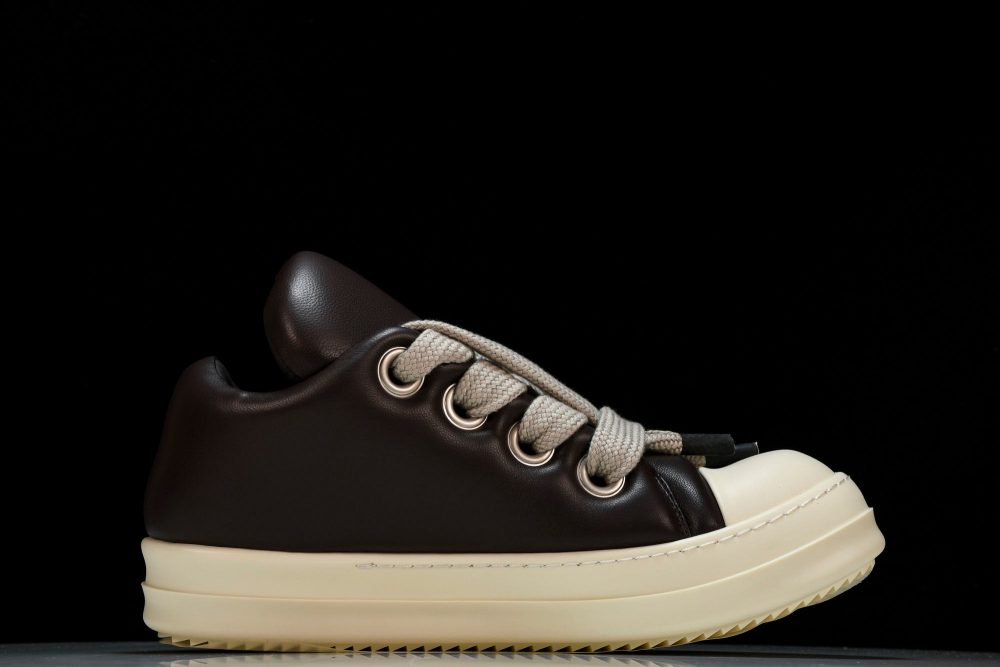 Rick Owens Luxor Jumbo Lace Padded Low 'Black' - Image 3
