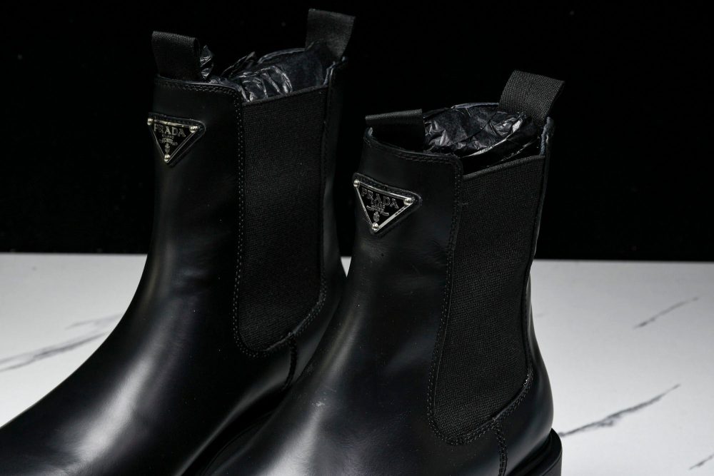 Prada Monolith Chelsea Boots 'Black' - Image 16