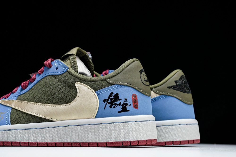Travis Scott AJ1 Retro Low x Black Myth Wukong (Unreleased) - Image 8