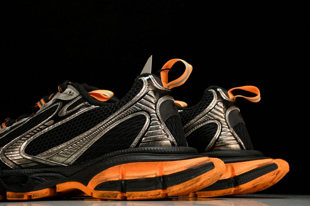 3XL Sneaker 'Black Orange Grey' - Image 8
