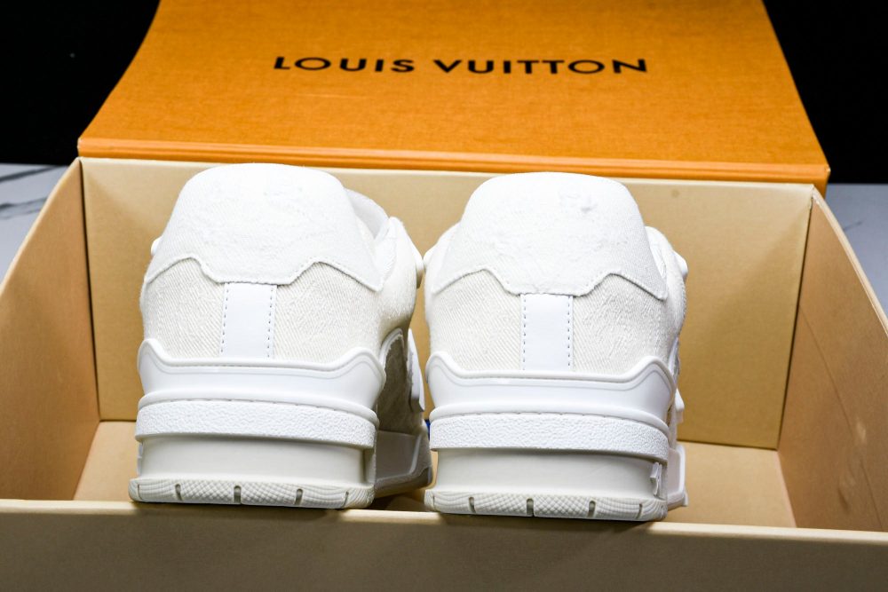 Louis Vuittоп Trainer Low 'Beige Denim Monogram Textile' - Image 27