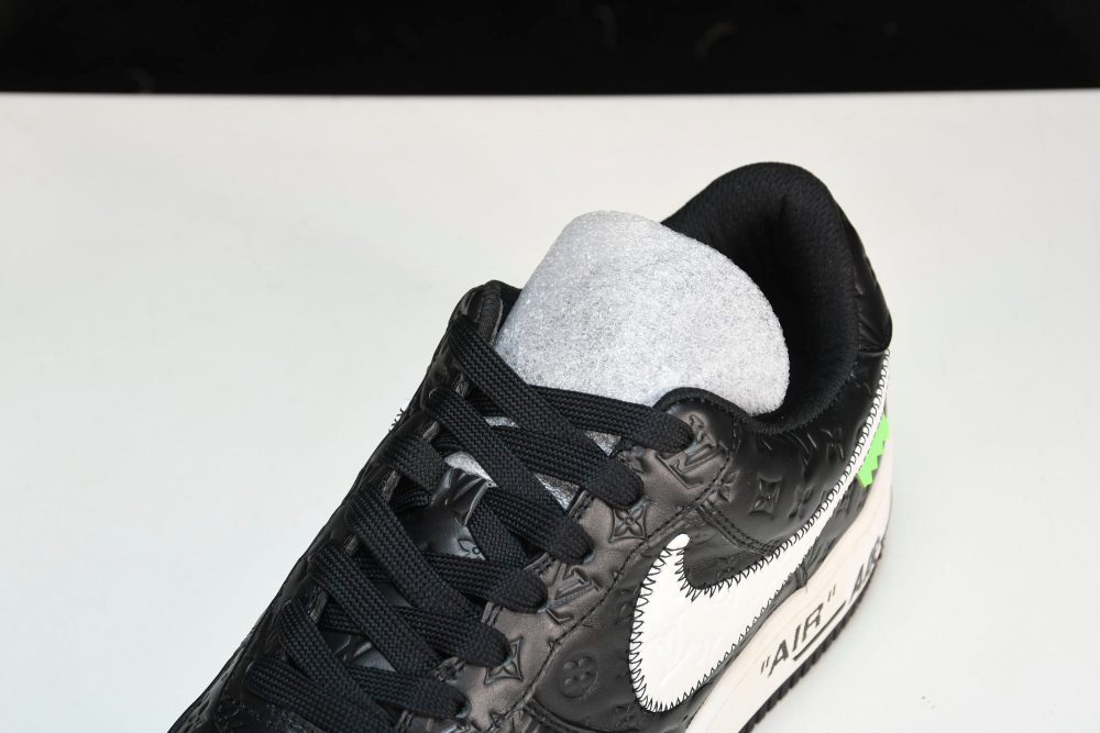 Louis Vuittоп x AF1 by Virgil Abloh 'Black' - Image 10