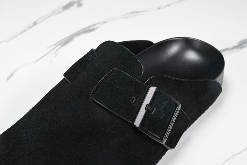 Вirkenstock x Вalenciaga Sunday Mule Suede 'Black' - Image 10