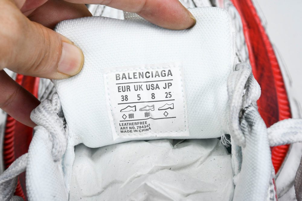 10XL Sneaker 'White Red Orange' - Image 12