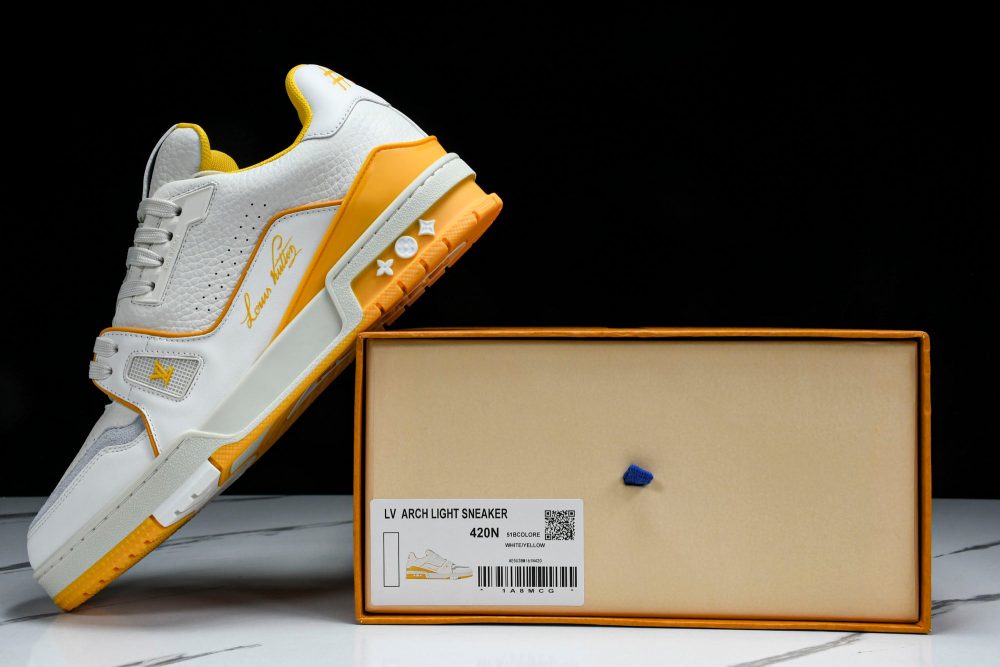 Louis Vuittоп Trainer Low 'Signature White Yellow' - Image 23