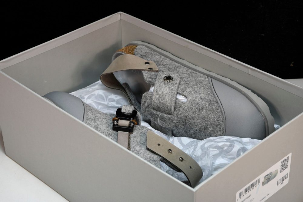 Birkenstock x D1or Tokio Mule Felted Wool 'Grey' - Image 28