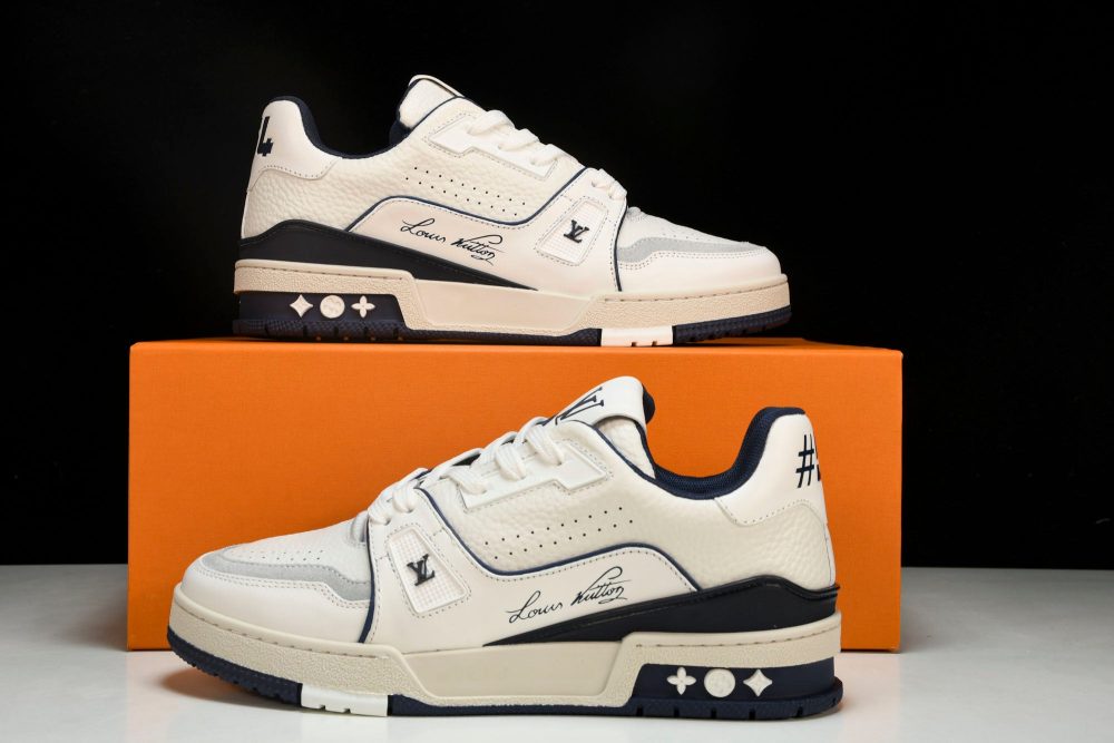 Louis Vuittоп Trainer Low 'Signature White Marine' - Image 24