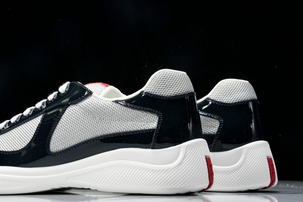 Prada America's Cup Sneaker 'Navy Blue Silver' - Image 8
