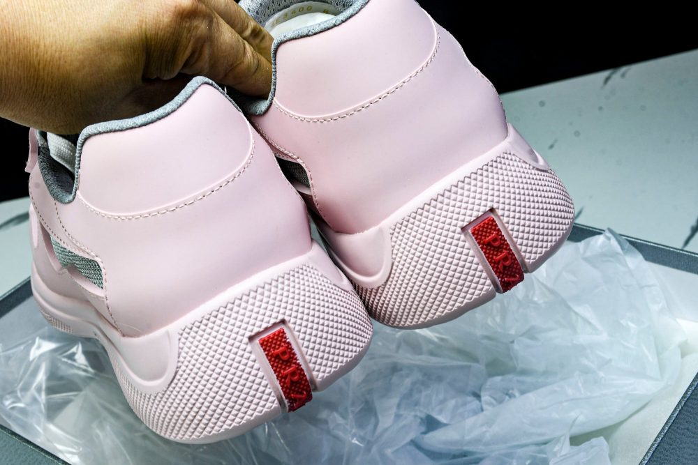 Prada America's Cup Sneaker Soft Rubber 'Pink' - Image 30