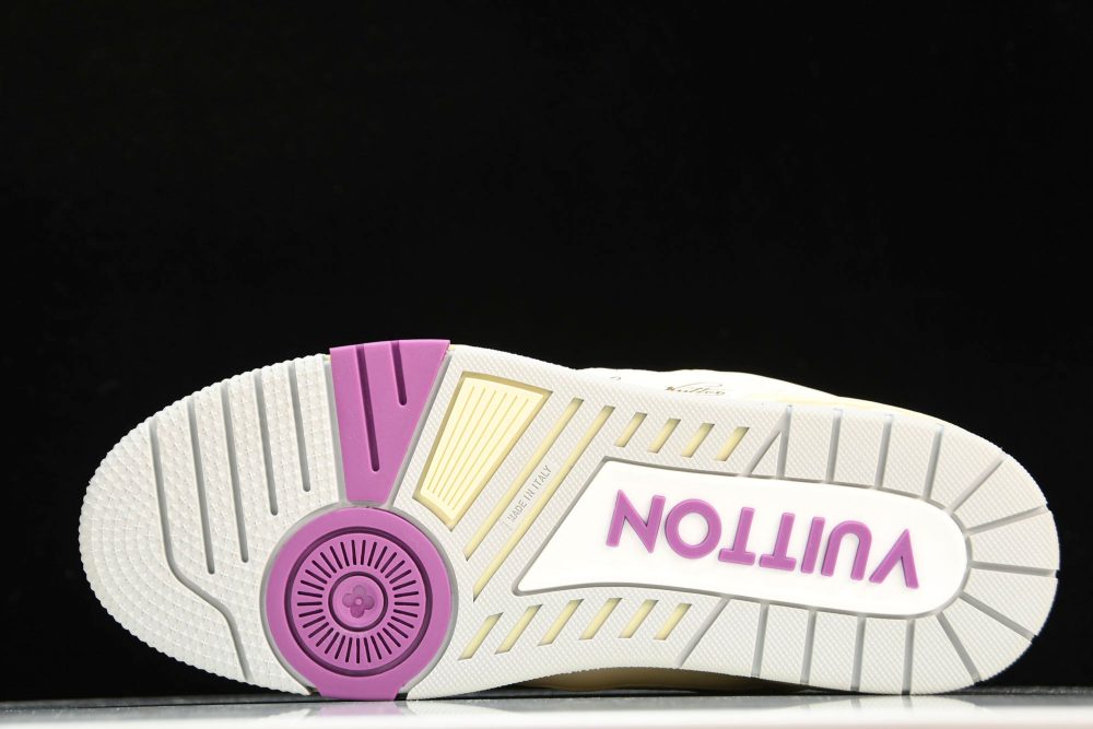 Louis Vuittоп Trainer Low Velcro Strap 'Violet Mesh' - Image 5