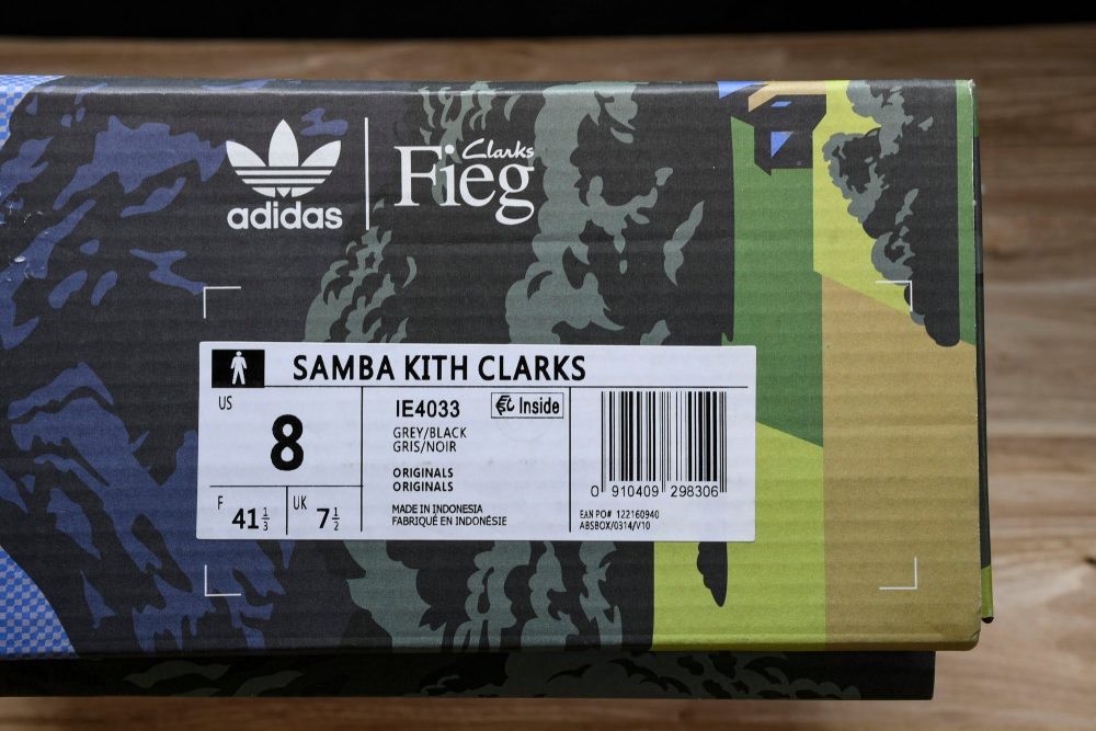AD x Clarks '8th Street Samba' by Ronny Fieg 'White Black' - Image 27