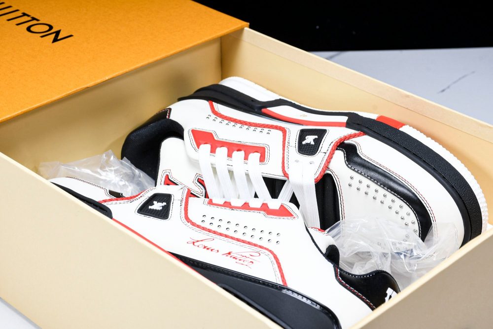Louis Vuittоп Trainer Low Western 'White Red' - Image 27