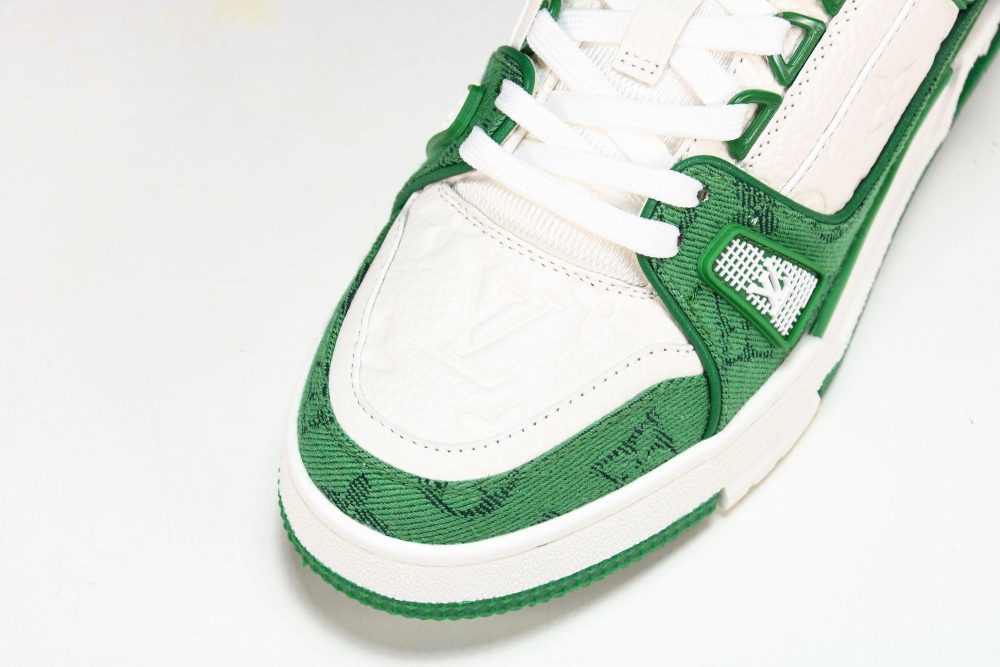 Louis Vuittоп Trainer Low 'Monogram Denim Green' - Image 9