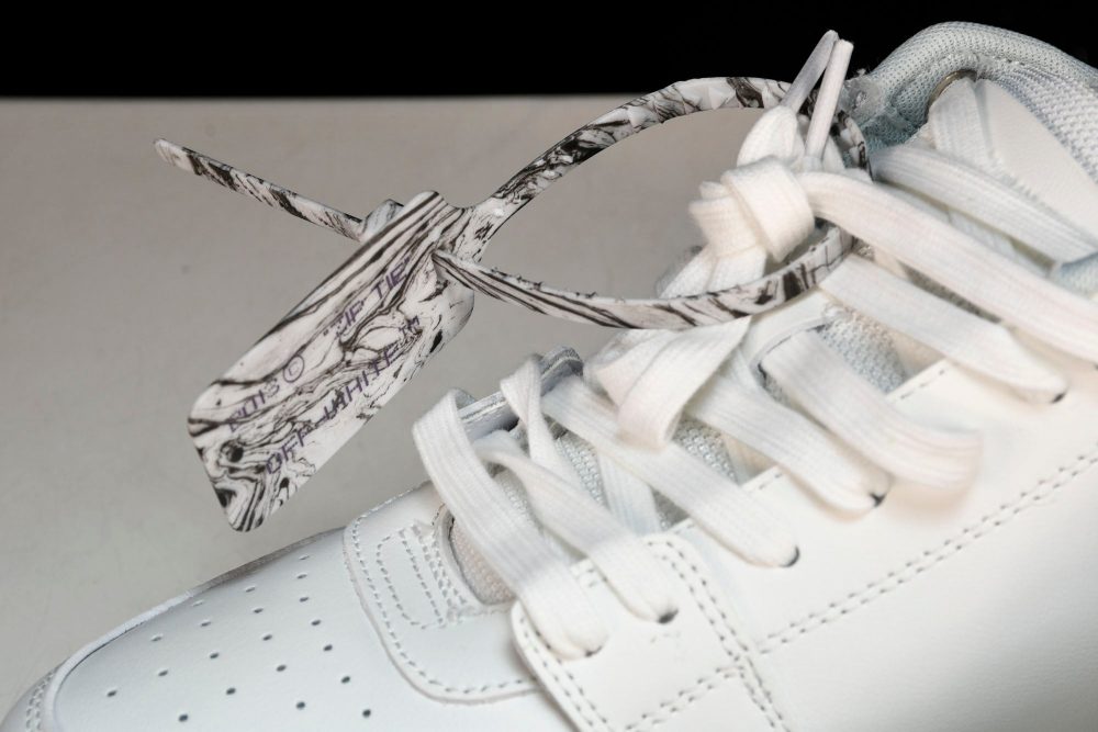 Off-White Out Of Office OOO Low Top "For Walking" - White Black - Image 9