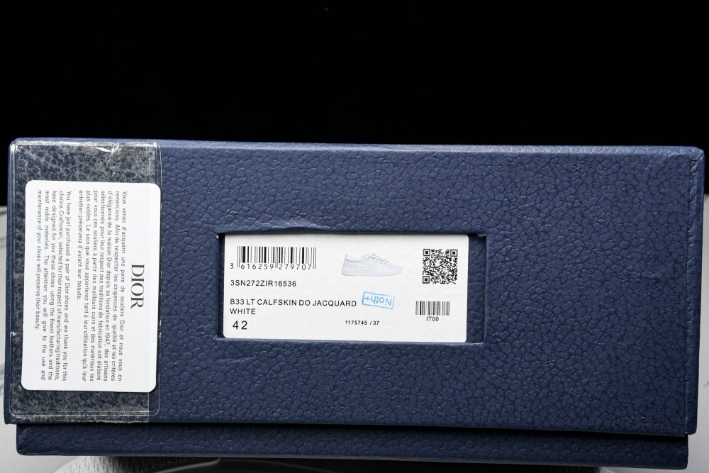 D1or B33 Gravity Leather 'Oblique Triple White' - Image 25