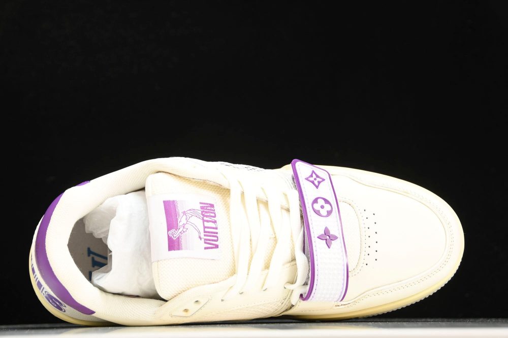 Louis Vuittоп Trainer Low Velcro Strap 'Violet Mesh' - Image 4