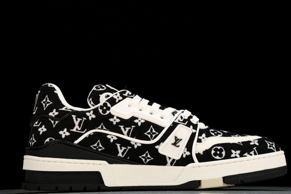 Louis Vuittоп Trainer Low 'Black Monogram Textile' - Image 3