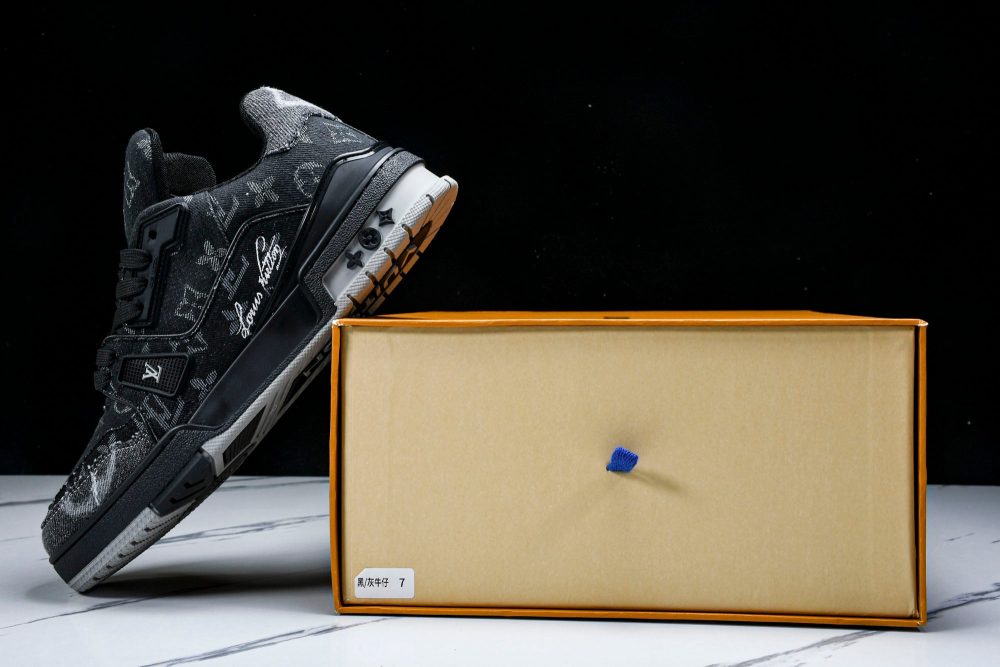 Louis Vuittоп Trainer Low 'Black Denim Monogram Textile' - Image 20