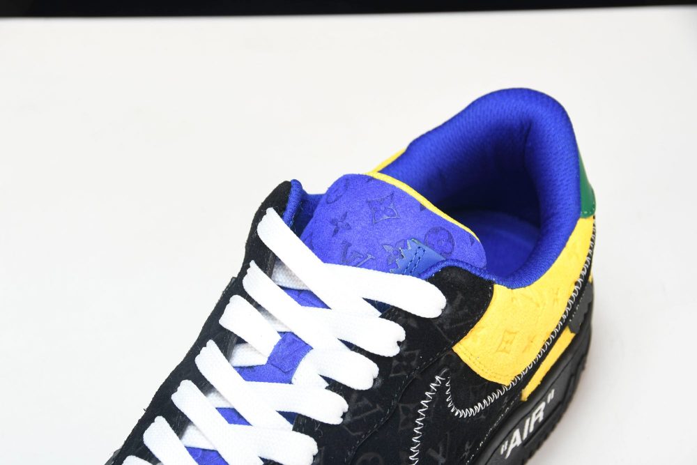 Louis Vuittоп x AF1 by Virgil Abloh 'Metallic Silver' - Image 12