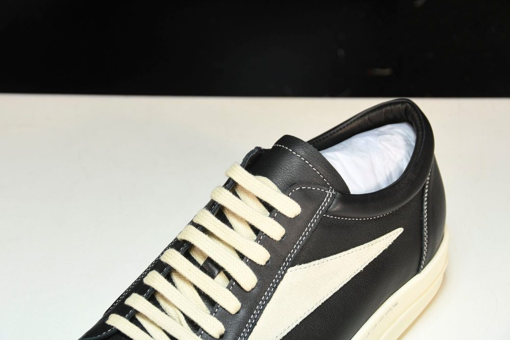 Rick Owens Vintage Sneaks 'Black' - Image 10