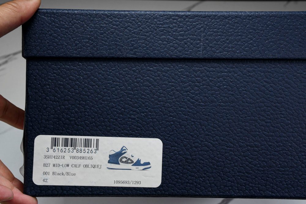 D1or B57 Mid-Top "Navy Blue White' - Image 27