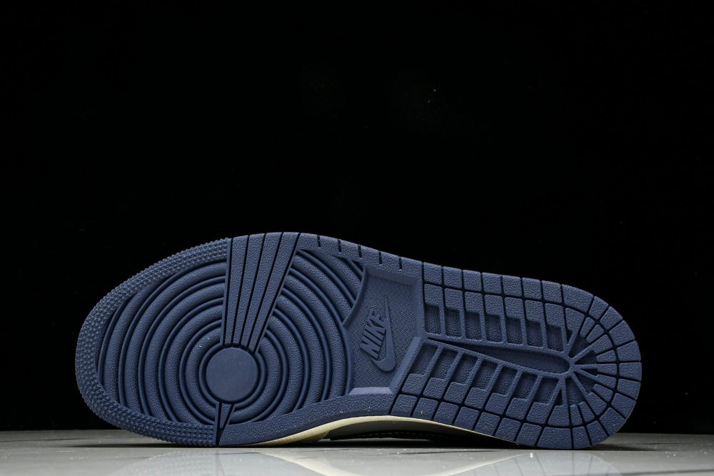 Travis Scott AJ1 Low x BAPE 'Grey Navy' (Custom) - Image 5
