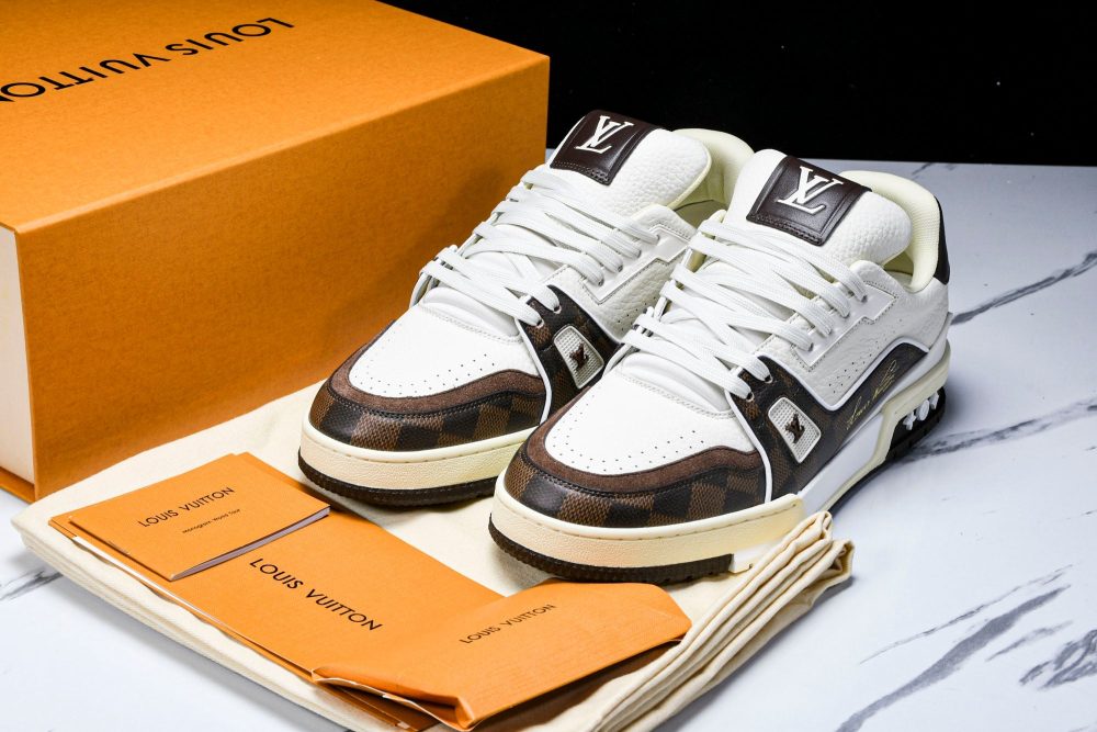 Louis Vuittоп Trainer by Tyler, The Creator 'Damier White Mocha' - Image 20