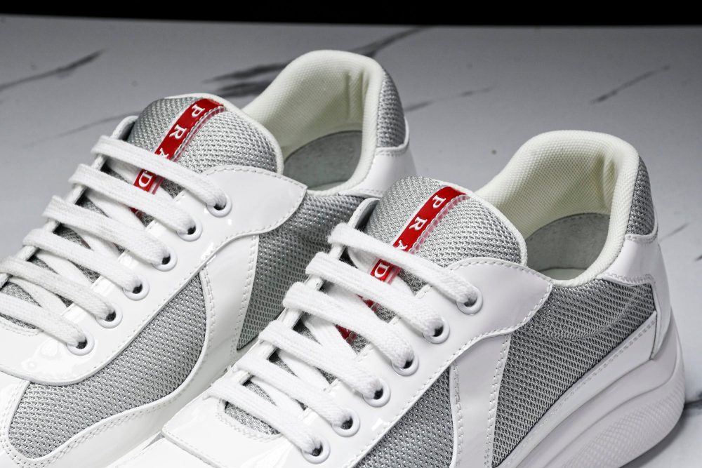 Prada America's Cup Sneaker 'White Silver' - Image 18