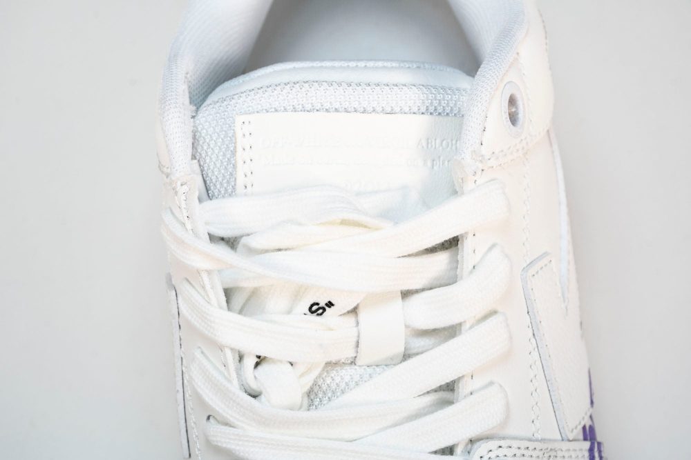Off-White Out Of Office OOO Low Top "For Walking" - White Lilac - Image 12