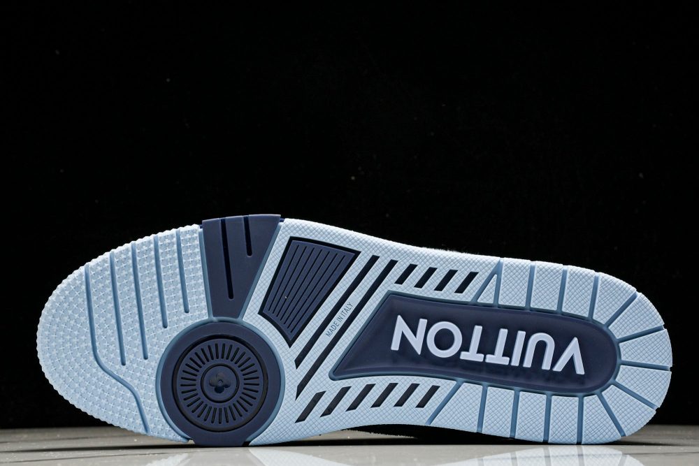 Louis Vuittоп Trainer Low 'Blue Denim Monogram Textile' - Image 5
