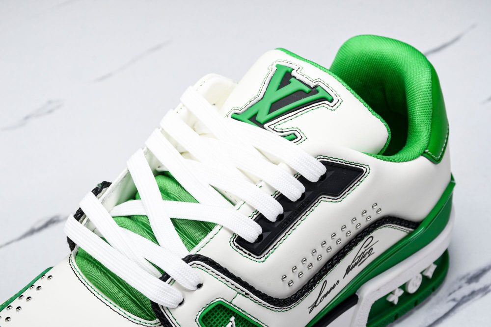 Louis Vuittоп Trainer Low Western 'White Green' - Image 10