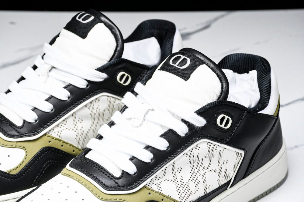 D1or B27 Low Galaxy Leather 'Black White Green' - Image 11