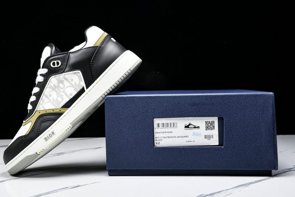 D1or B27 Low Galaxy Leather 'Black White Green' - Image 17