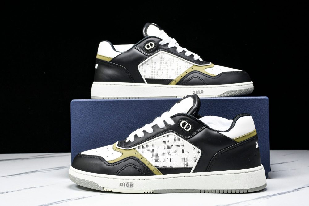 D1or B27 Low Galaxy Leather 'Black White Green' - Image 20