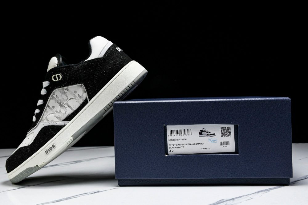 D1or B27 Low Galaxy Leather 'Black White' - Image 23