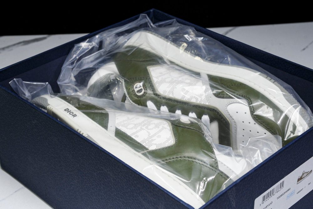 D1or B27 Low Galaxy Leather 'Green White' - Image 23