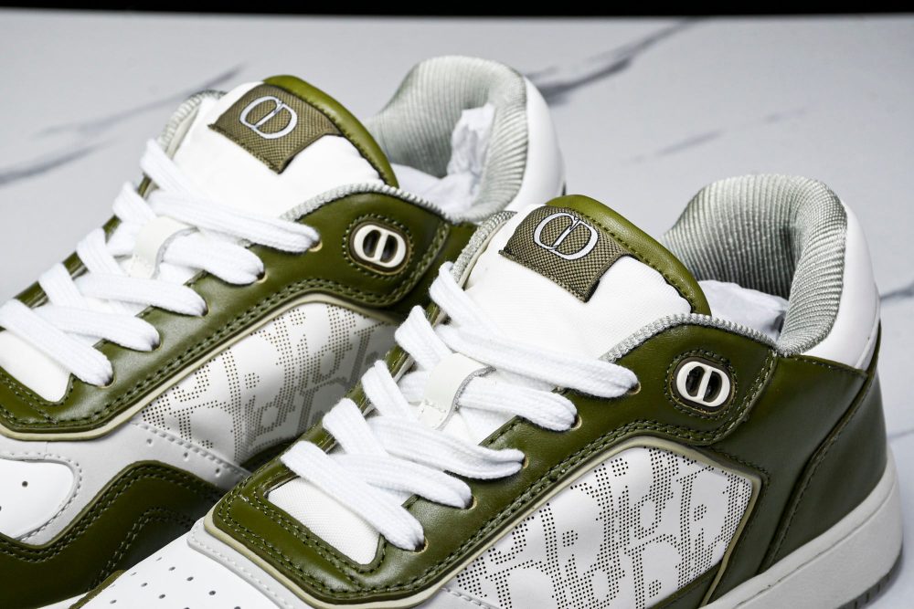 D1or B27 Low Galaxy Leather 'Green White' - Image 11