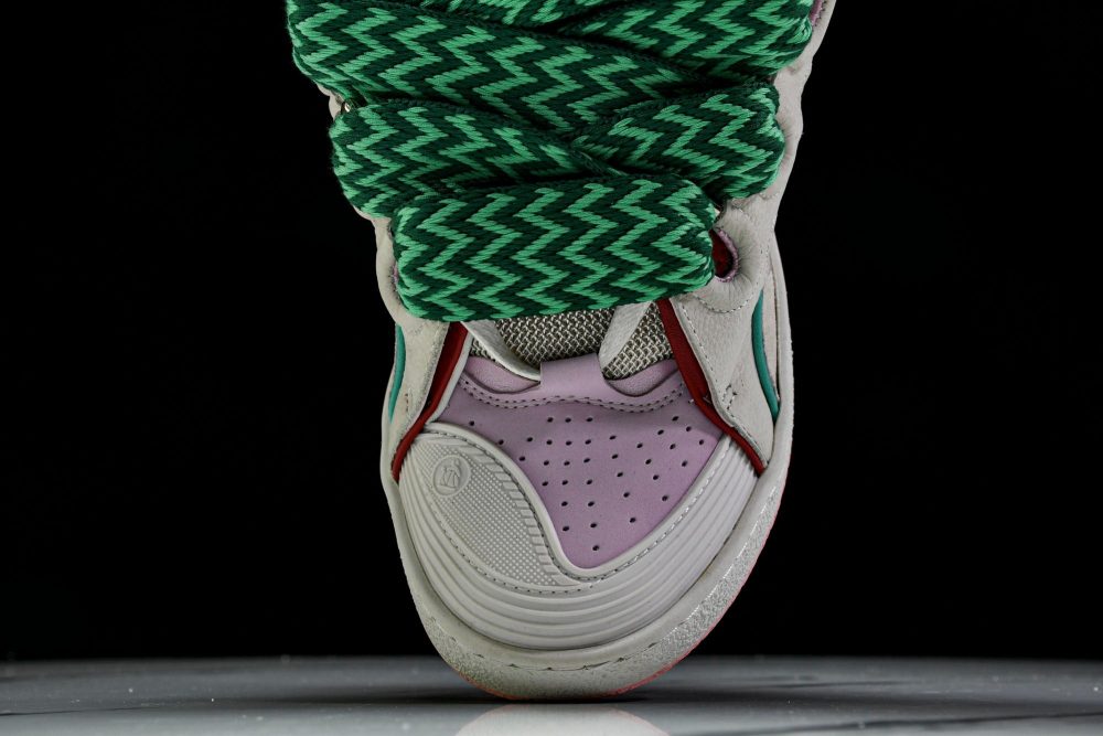 Lanvin Curb Sneaker 'Beige Pink' - Image 6