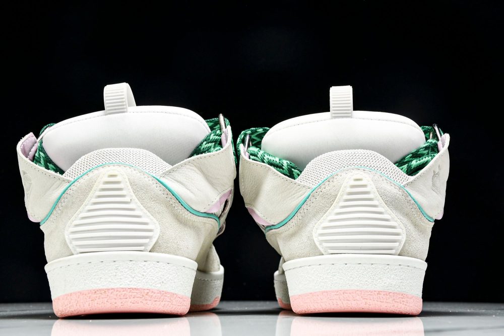 Lanvin Curb Sneaker 'Beige Pink' - Image 5