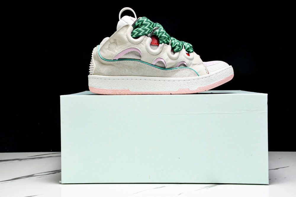Lanvin Curb Sneaker 'Beige Pink' - Image 16