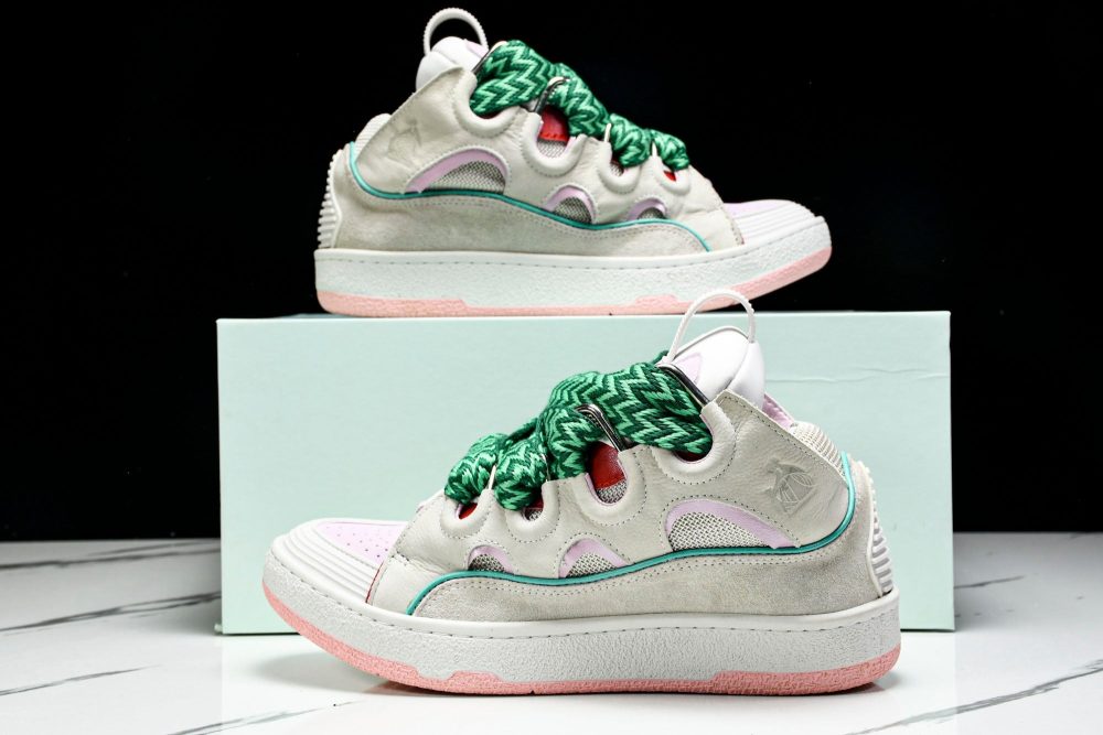 Lanvin Curb Sneaker 'Beige Pink' - Image 17