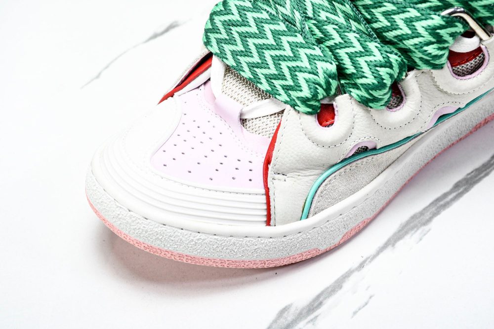 Lanvin Curb Sneaker 'Beige Pink' - Image 10