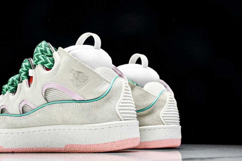 Lanvin Curb Sneaker 'Beige Pink' - Image 9