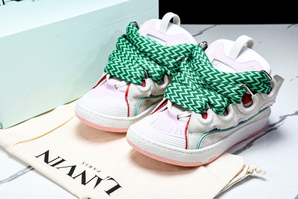 Lanvin Curb Sneaker 'Beige Pink' - Image 31
