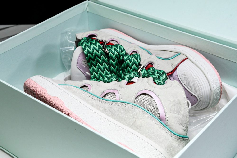 Lanvin Curb Sneaker 'Beige Pink' - Image 20